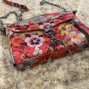 Floral Rebecca mink off crossbody bag